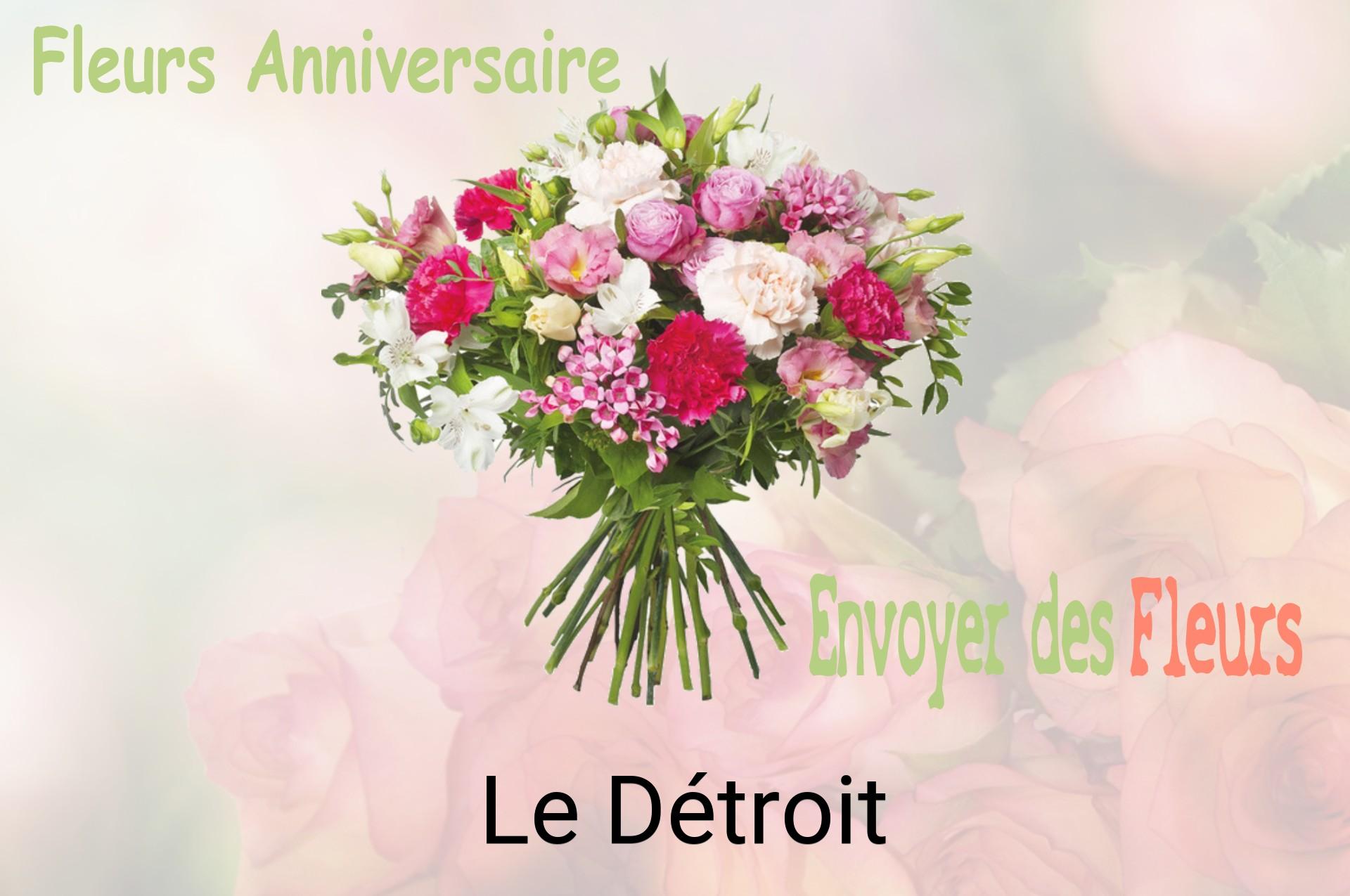 Bouquet de fleurs d’anniversaire livré à Le Détroit